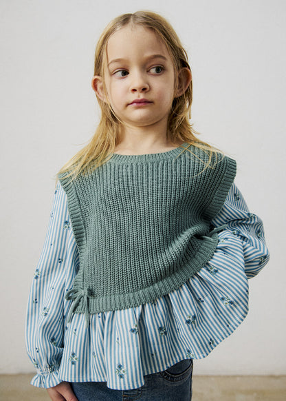 Mayoral Girls Bayleaf Colour Block Vest Top