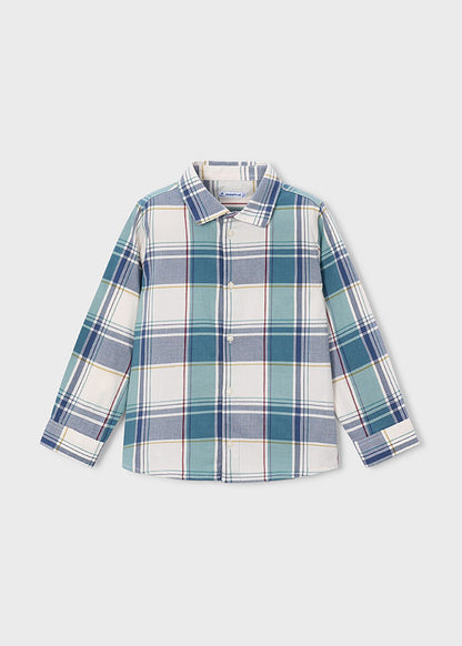 Mayoral Boys Long Sleeve Checked Shirt