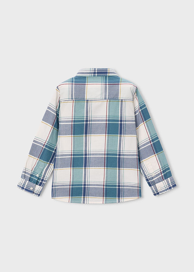 Mayoral Boys Long Sleeve Checked Shirt