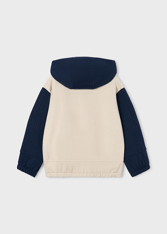 Mayoral Boys Stone Blue Hooded Pullover