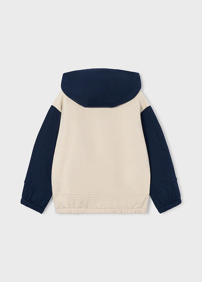 Mayoral Boys Stone Blue Hooded Pullover