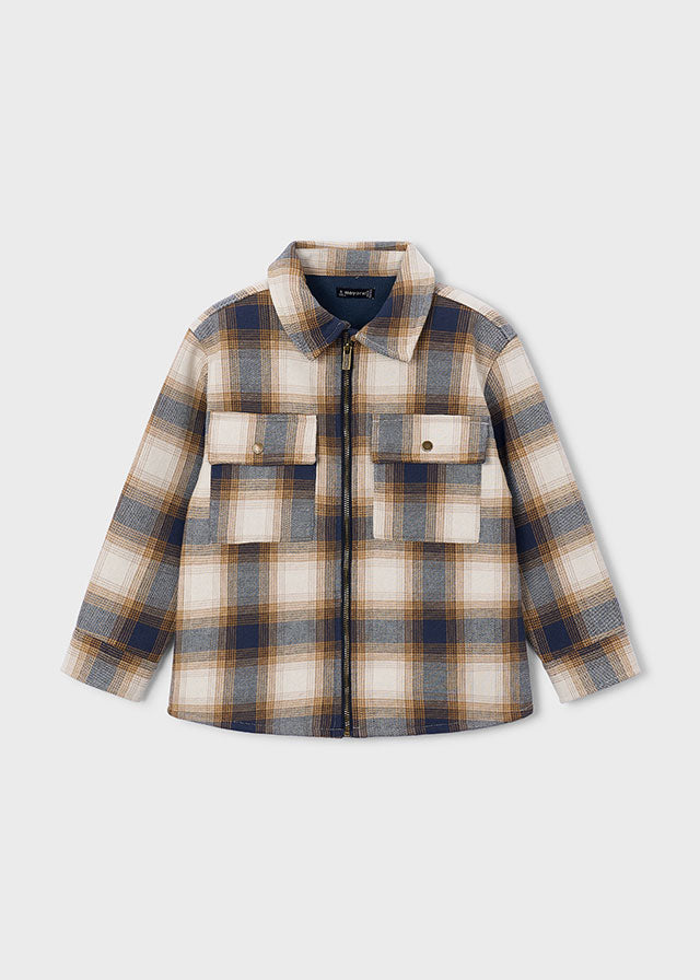 Mayoral Boys Ink Check Jacket