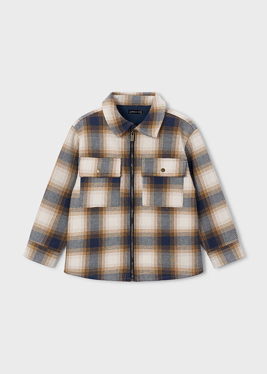 Mayoral Boys Ink Check Jacket