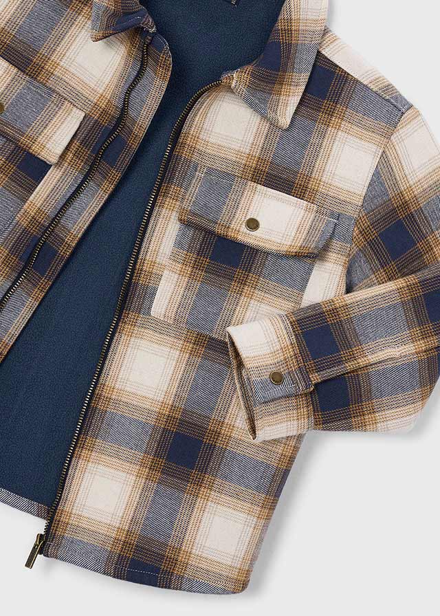Mayoral Boys Ink Check Jacket