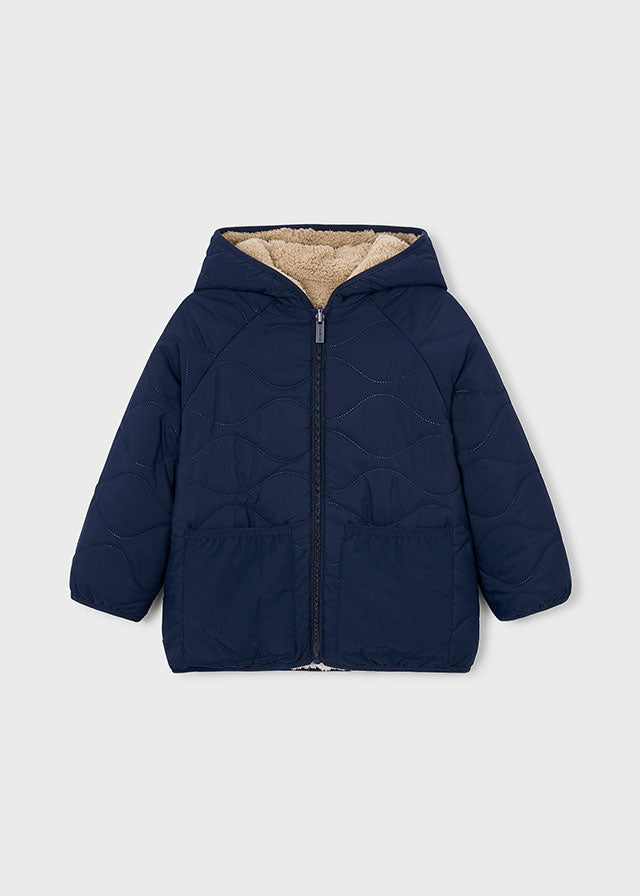 Mayoral Boys Navy/Ink Reversible Coat
