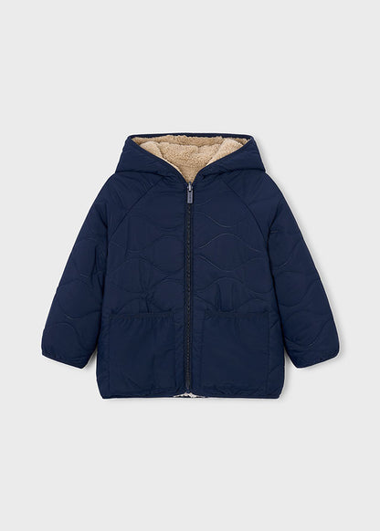 Mayoral Boys Navy/Ink Reversible Coat