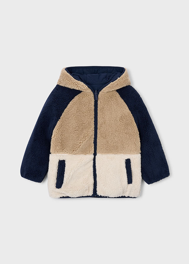Mayoral Boys Navy/Ink Reversible Coat