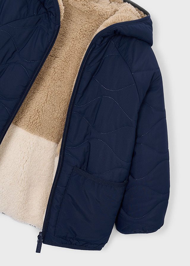 Mayoral Boys Navy/Ink Reversible Coat