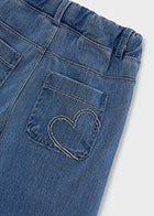 Mayoral Girls Heart Pocket Jeans