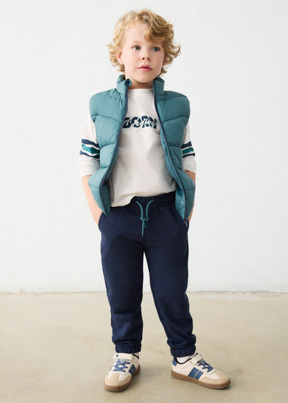 Mayoral Boys Dark Lake Gilet, Trouser and T-shirt Set