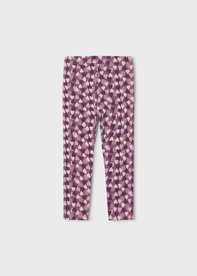 Mayoral Girls Violet Printed Leggings