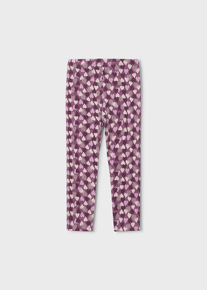 Mayoral Girls Violet Printed Leggings