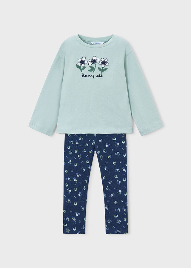 Mayoral Girls Leggings and T-Shirt Set