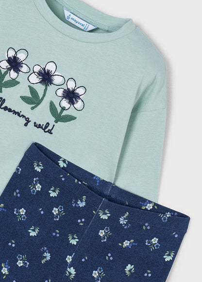 Mayoral Girls Leggings and T-Shirt Set
