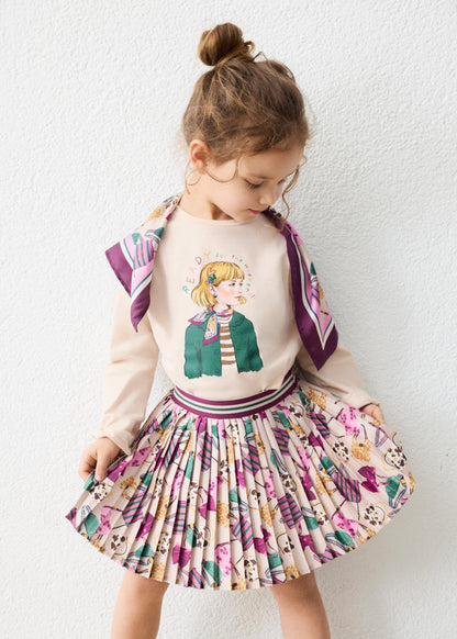 Mayoral Girls Pleated Skirt