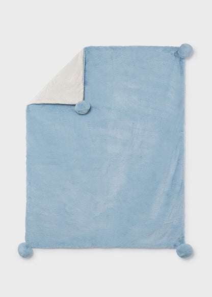 Mayoral Baby Boys Sky Pom Pom Blanket