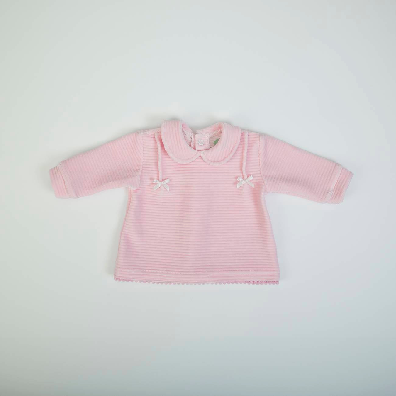 Organic Pink Baby Girls Top and Pant Set