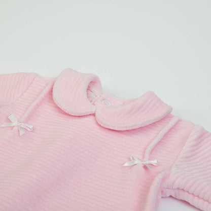 Organic Pink Baby Girls Top and Pant Set