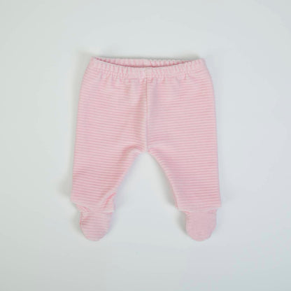 Organic Pink Baby Girls Top and Pant Set