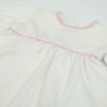 Organic Baby Girls Offwhite Dress