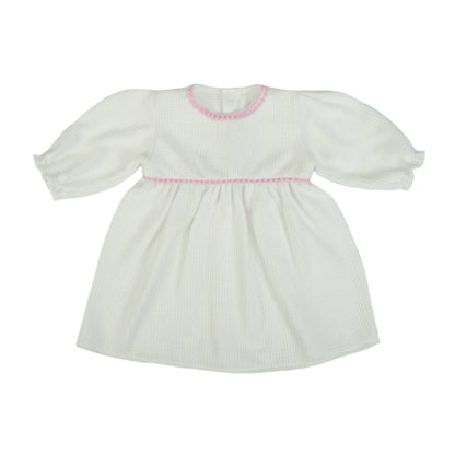 Organic Baby Girls Offwhite Dress