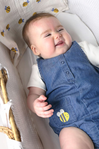 Frugi Cadgwith Chambray Romper Outfit