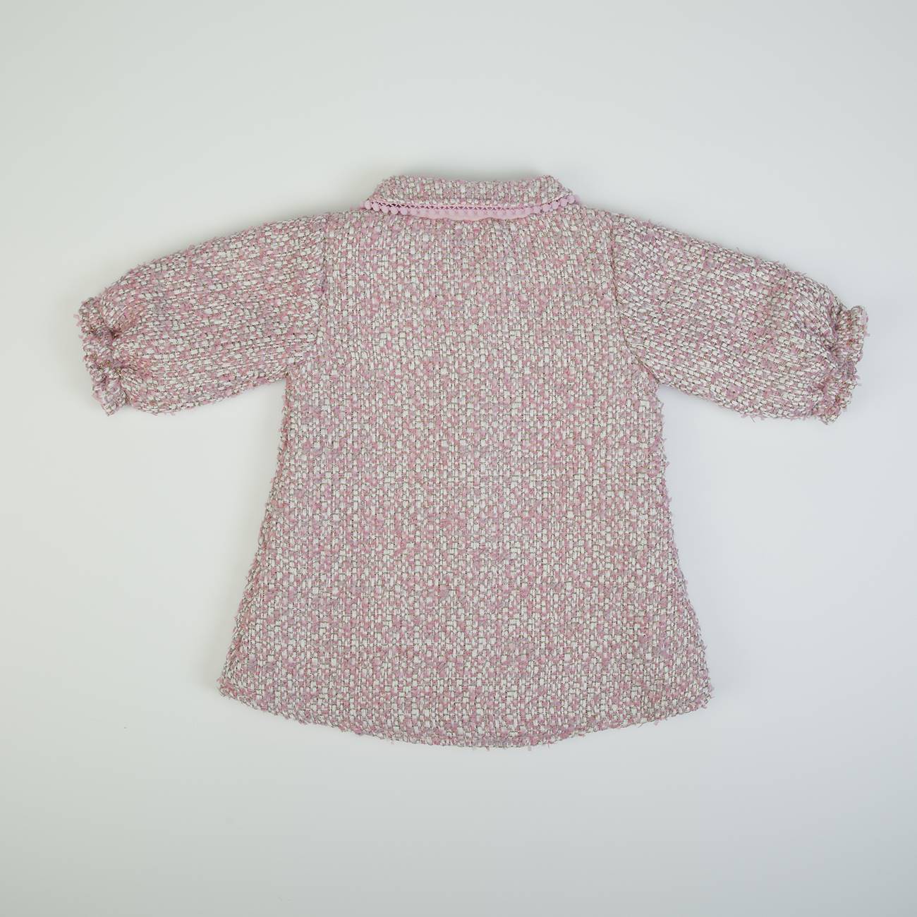 Organic Baby Girls Pink Long Cardigan