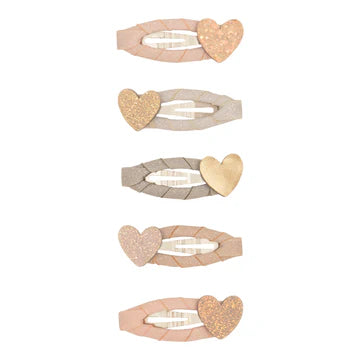 Mimi and Lula Teeny heart mini clips