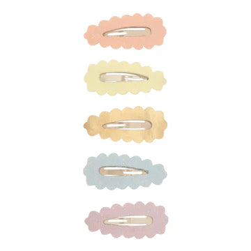 Mimi and Lula Scalloped sparkle mini clips