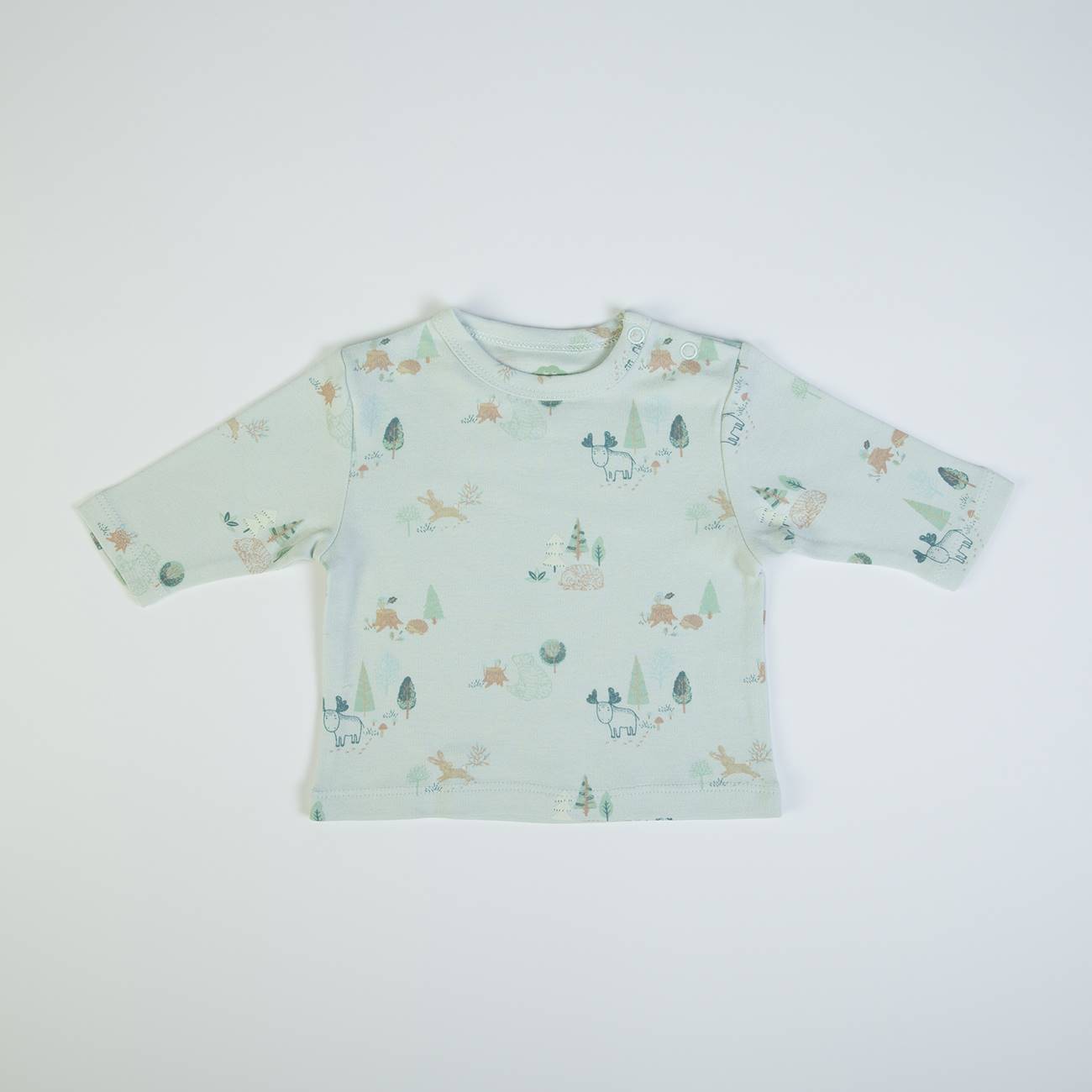 Organic Baby Boys Green Salopete And Top Set