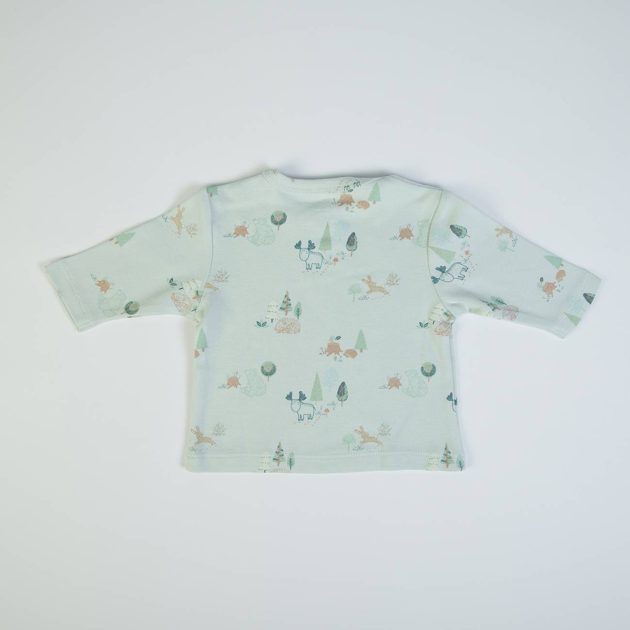 Organic Baby Boys Green Salopete And Top Set