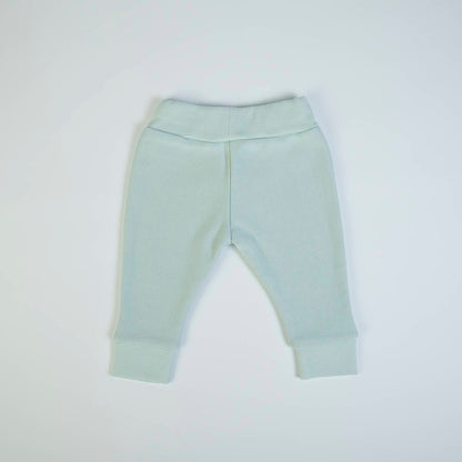 Organic Baby Boys Green Cow Print Tracksuit