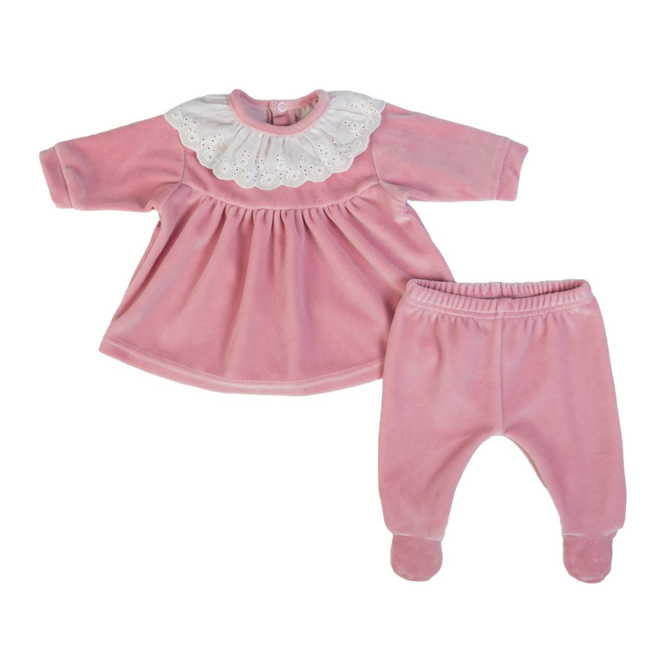 Organic Baby Girls Pink 2 Piece Set