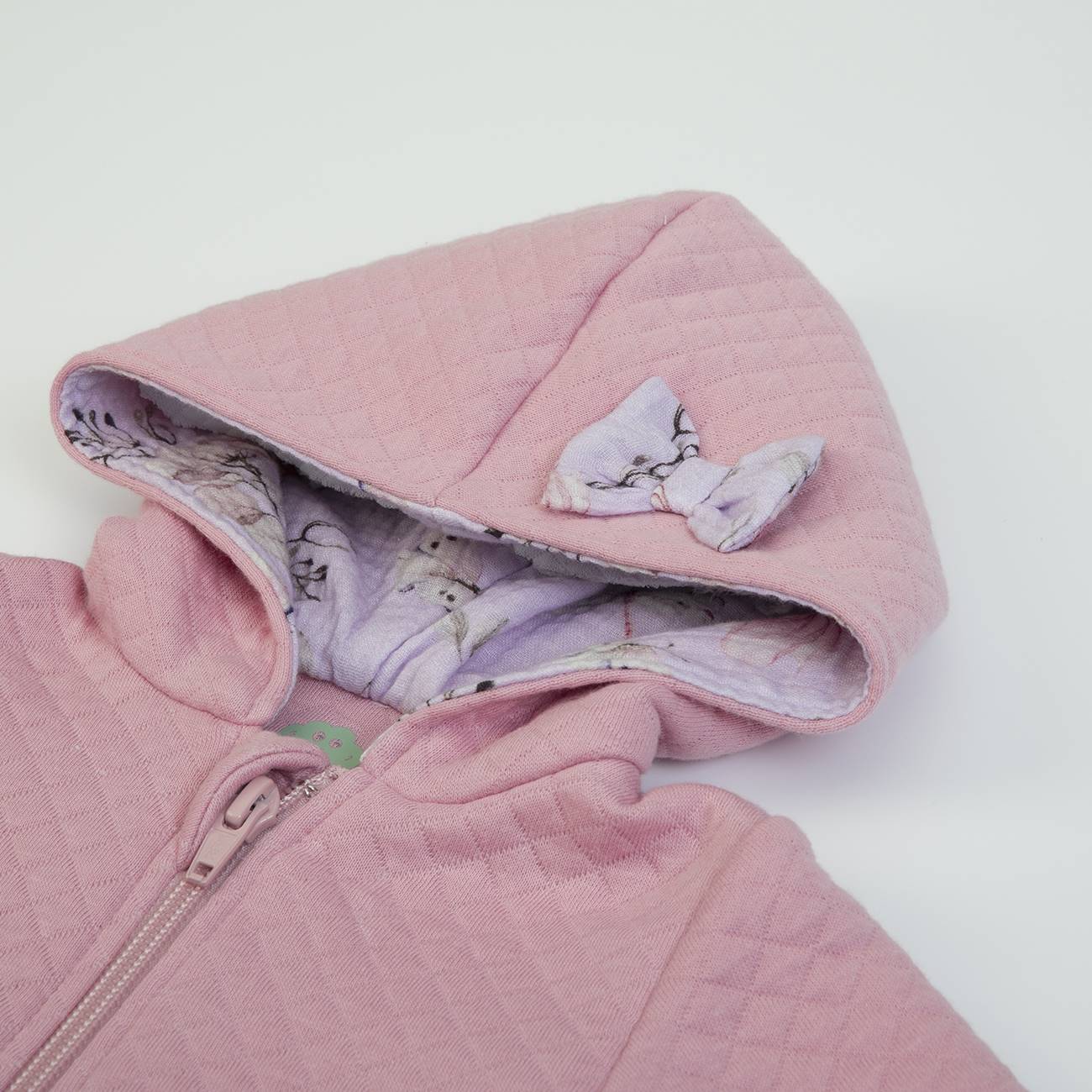 Organic Baby Girls Pink Cardigan