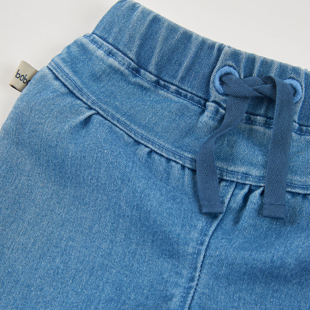 Boboli Baby Girls Blue Soft Denim Trousers