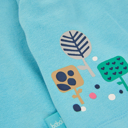 Boboli Baby Girls Blue Fleece Sweatshirt