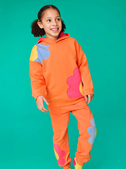 Frugi Girls Malpas Flower Applique Joggers