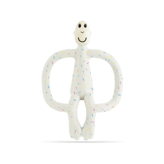 Matchstick Monkey Teething Toy Confetti Cream