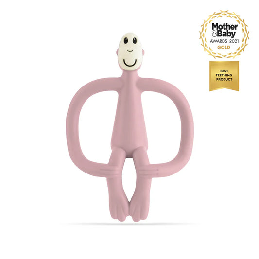 Matchstick Monkey Teething Toy Dusty Pink