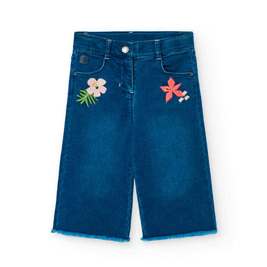 Boboli Girls Denim Trousers