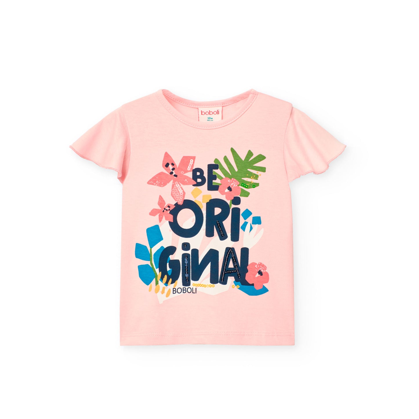 Boboli Girls Be Original Short Sleeve T-Shirt