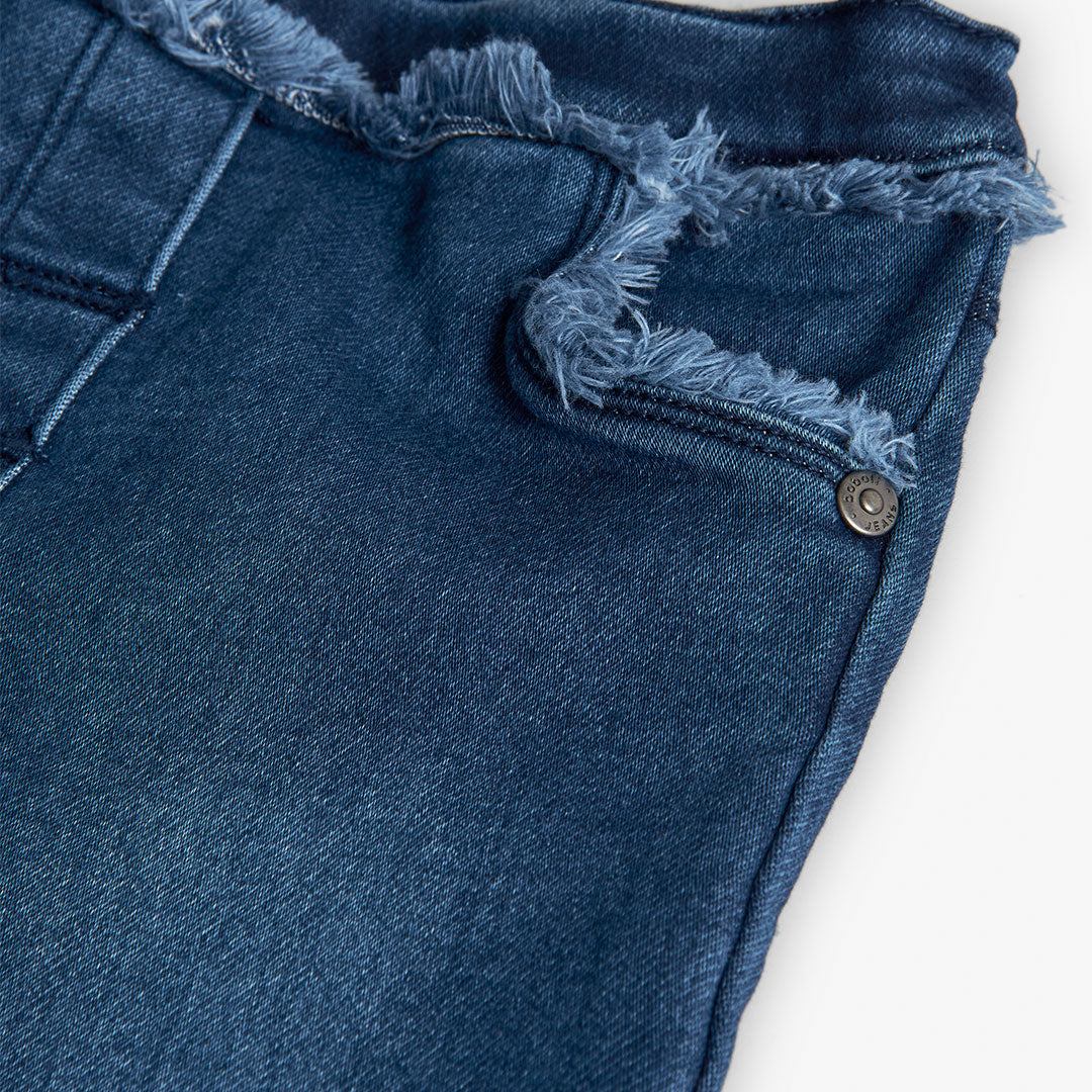 Boboli Girls Denim Trousers Blue