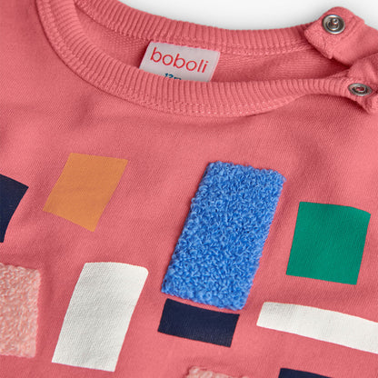 Boboli Girls Colourful Fleece Sweatshirt