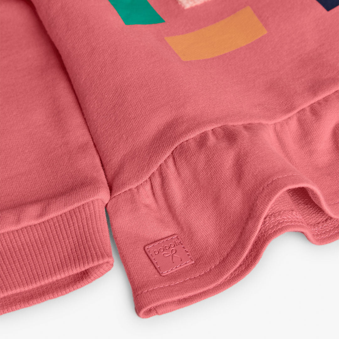 Boboli Girls Colourful Fleece Sweatshirt