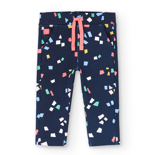 Boboli Girls Colourful Printed Trousers
