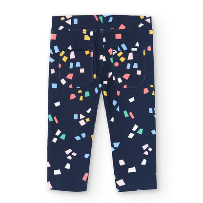 Boboli Girls Colourful Printed Trousers