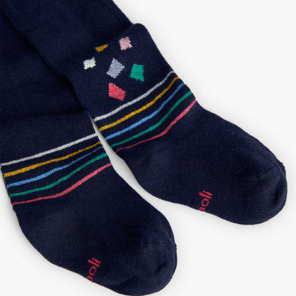 Boboli Girls Thick Navy Tights