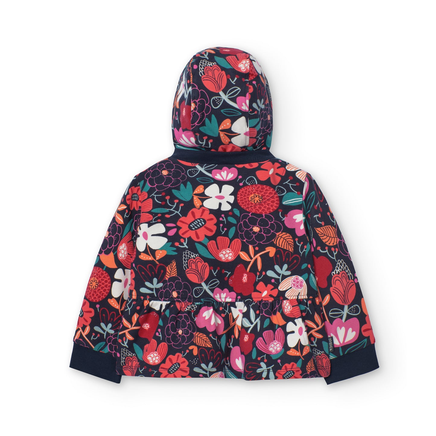 Boboli Girls Floral Fleece Jacket