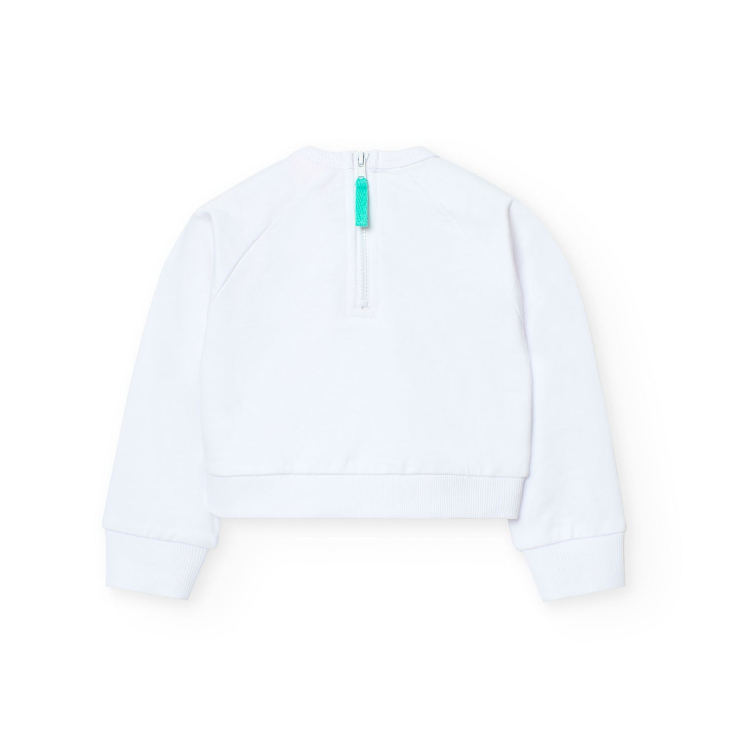 Boboli Girls White Sweatshirt