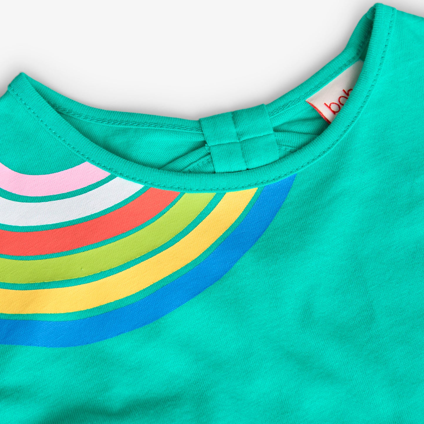 Boboli Girls Jade Short Sleeved Rainbow T-Shirt